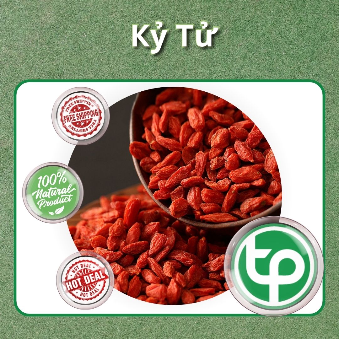 [HOT] Câu kỷ tử sấy khô (100g, 500g, 1kg) - Thảo Dược Tấn Phát - hàng sạch chuyên dùng để pha trà nấu nước hỗ trợ cải thiện sức khoẻ