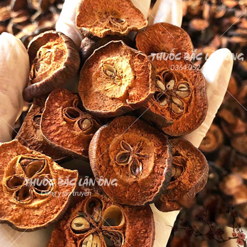 Táo mèo khô 100g, sơn tra thái lát, quả táo mèo rừng thơm, sạch - Lãn Ông