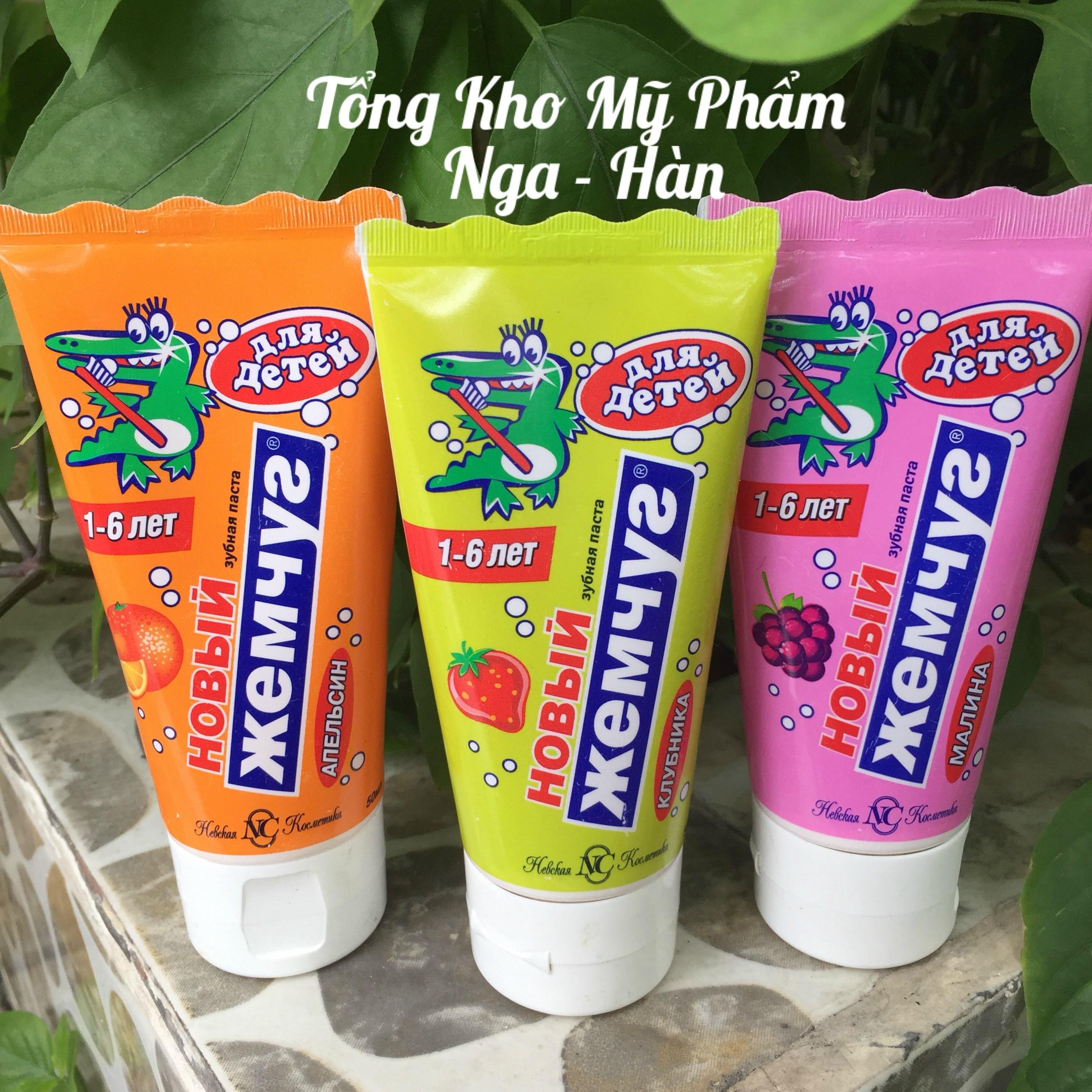 [HCM]Kem đánh răng cho bé Nevcos hương mâm xôi