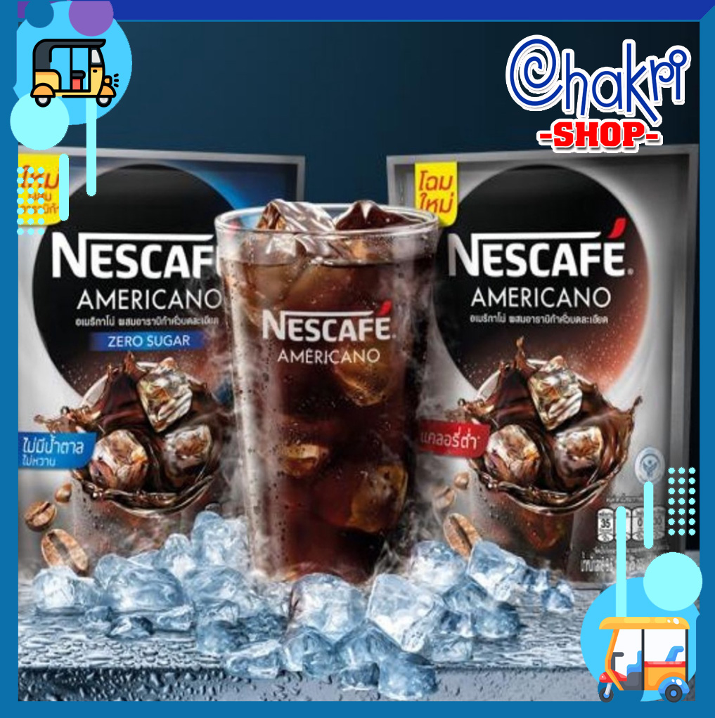 Cà Phê đen Americano Hòa Tan Nescafe Thái Lan (Truyền thống & Không đường)