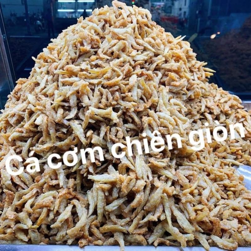 Cá cơm chiên giòn (giòn rụm- có video) {Khối lượng tịnh, không tính bao bì}