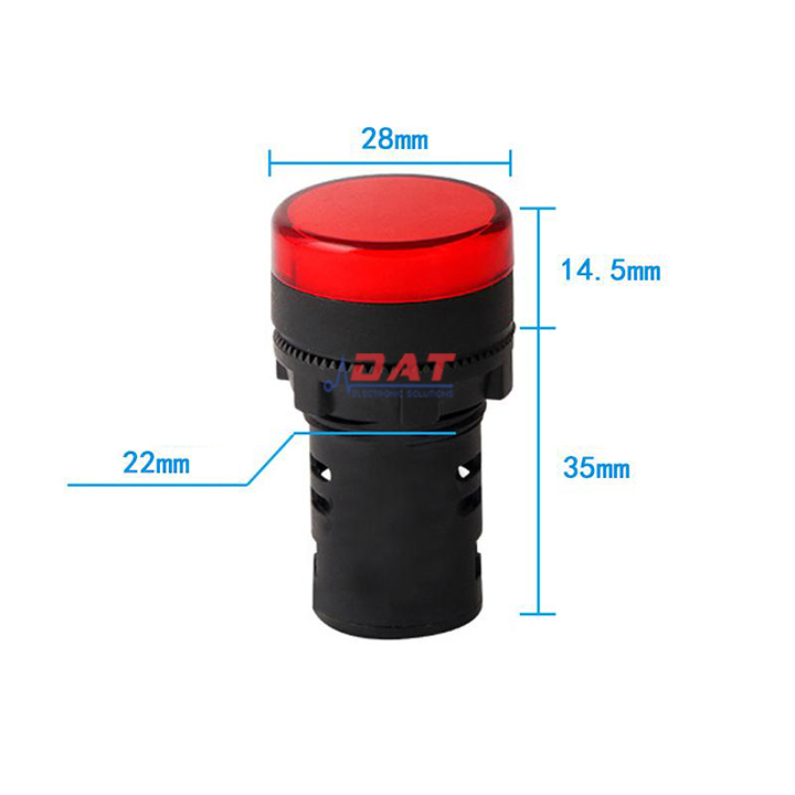 [HCM]Đèn LED Báo Nguồn 24V AD16-22DS