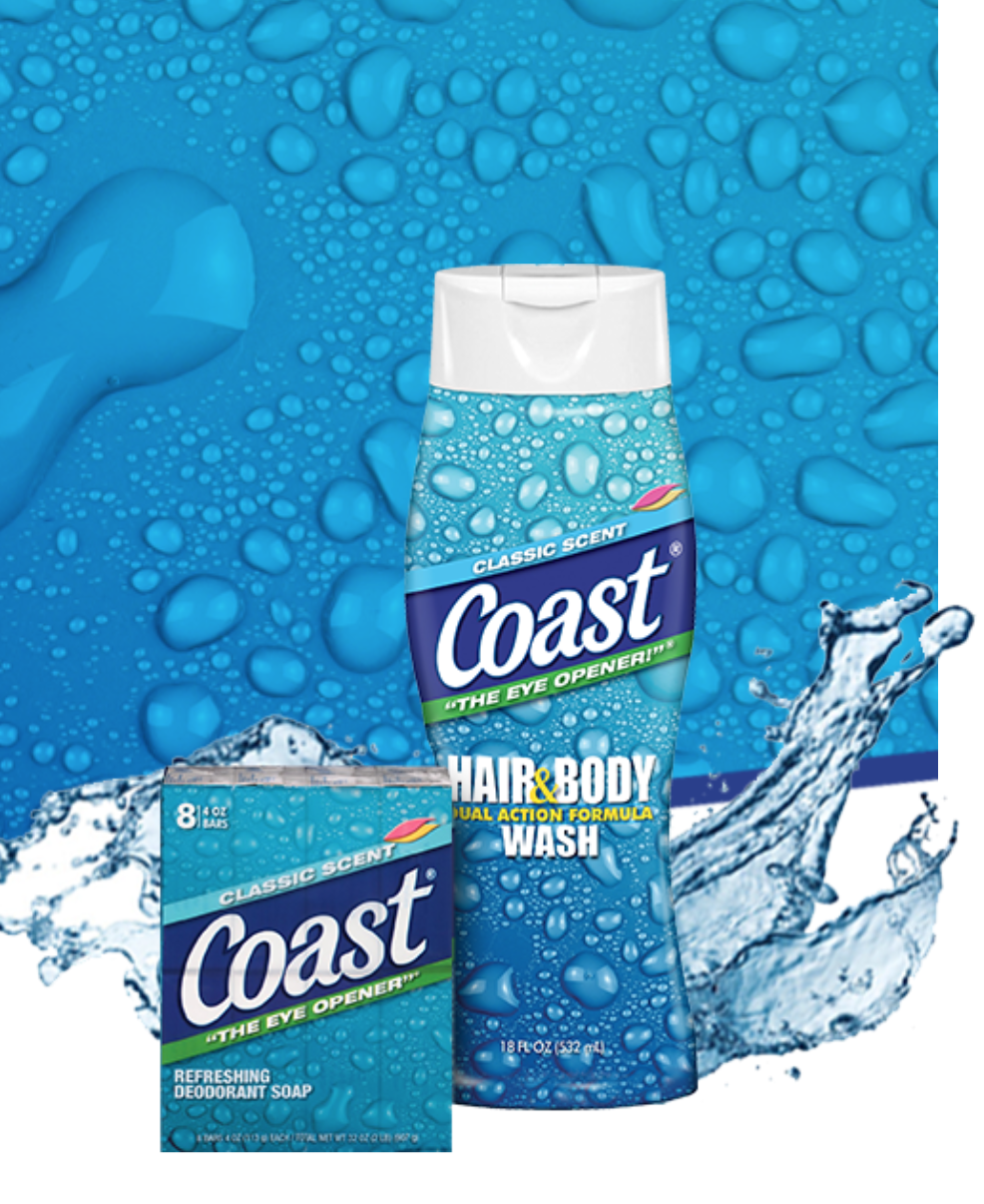 Sữa Tắm Gội Coast Classic Scent Dành Cho Nam 532ml