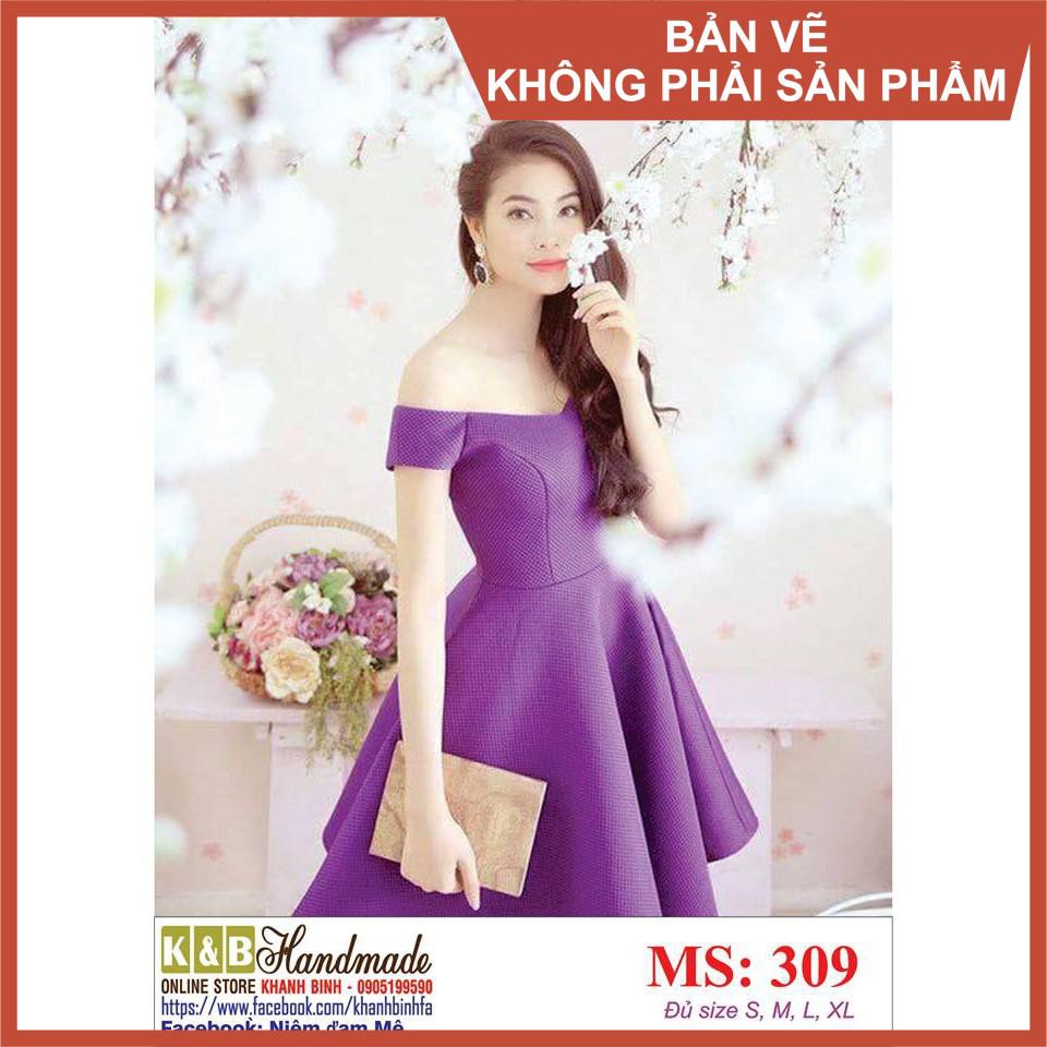 Rập đầm trễ vai - rập giấy mã 309