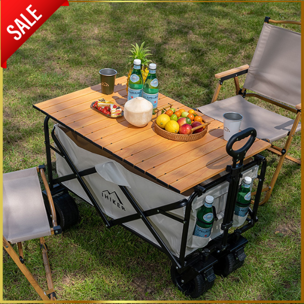 Ihiker 160L foldable trolley travel picnic bag 200kg capacity