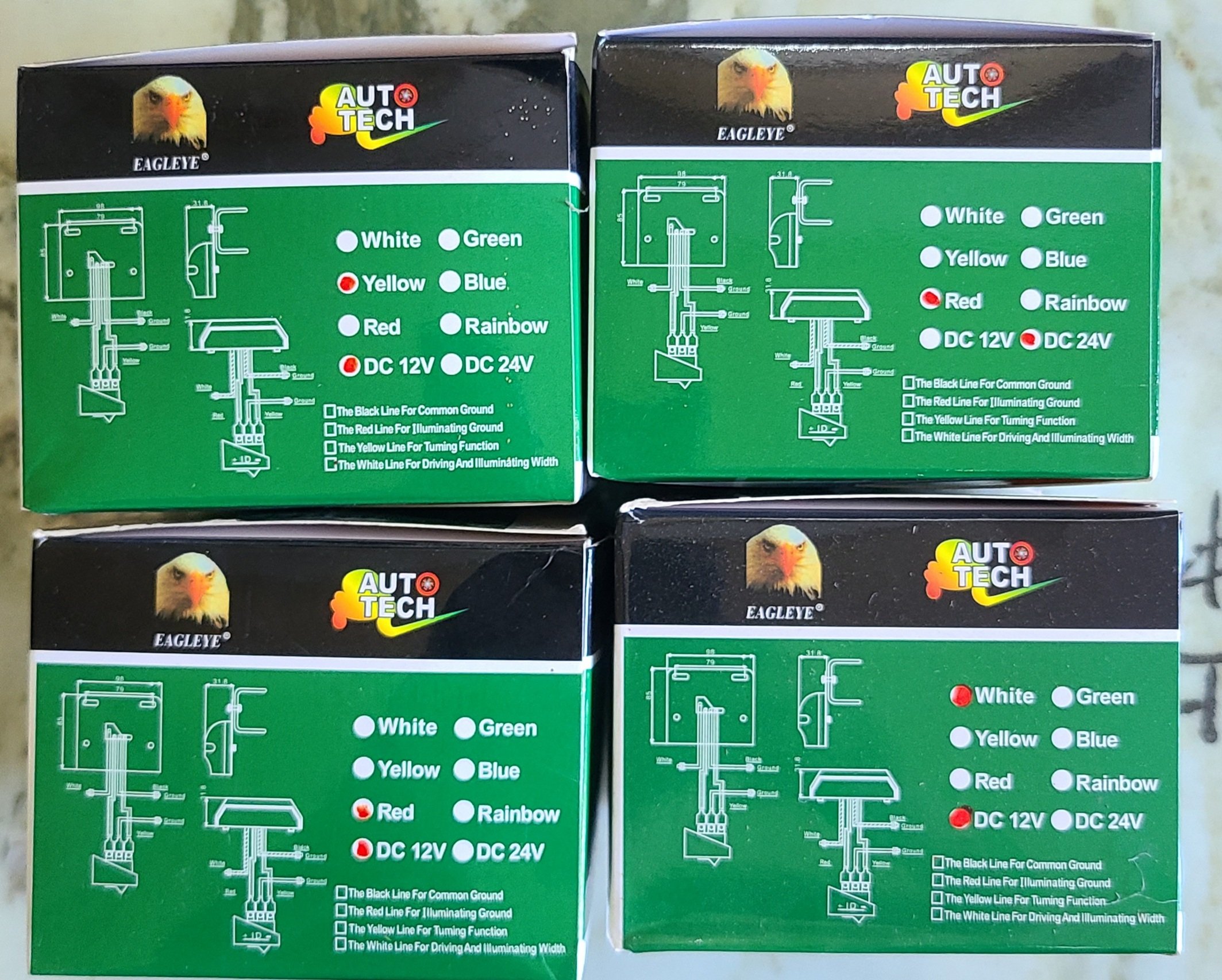 Đèn sườn LED 6001 EAGLEYE , giá 1 hộp 2 cái ( 1 cặp )
