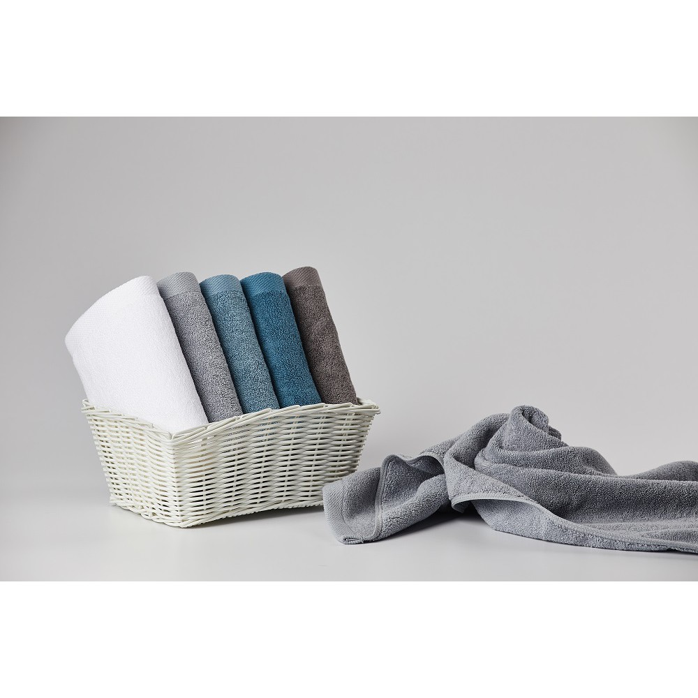 Combo 3 khăn tắm 40x80cm hàn quốc - 100% cotton, đã qua xử lý màu, kháng khuẩn, làm mềm