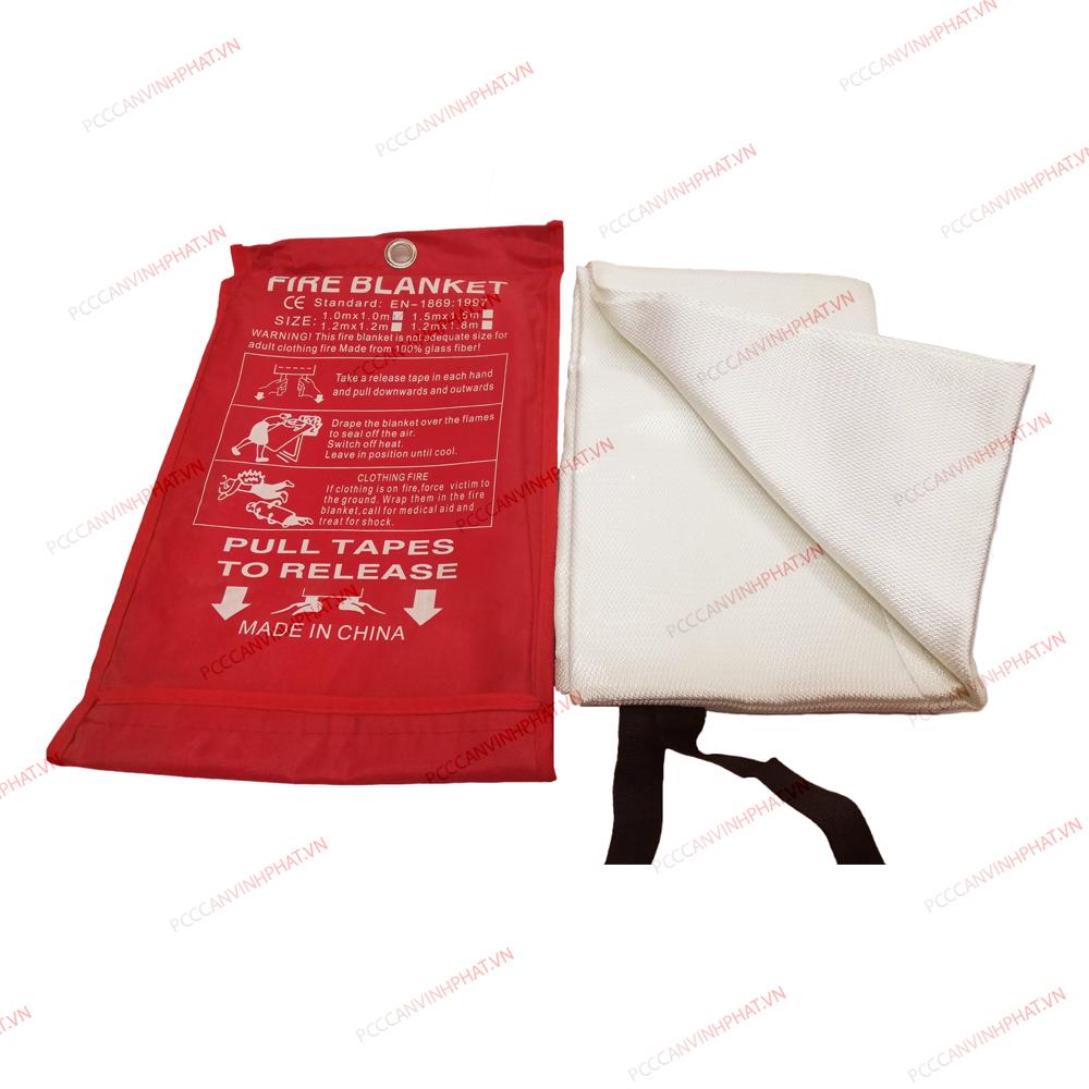 Chăn chữ a cháy sợi thủy tinh loại (1x1)m