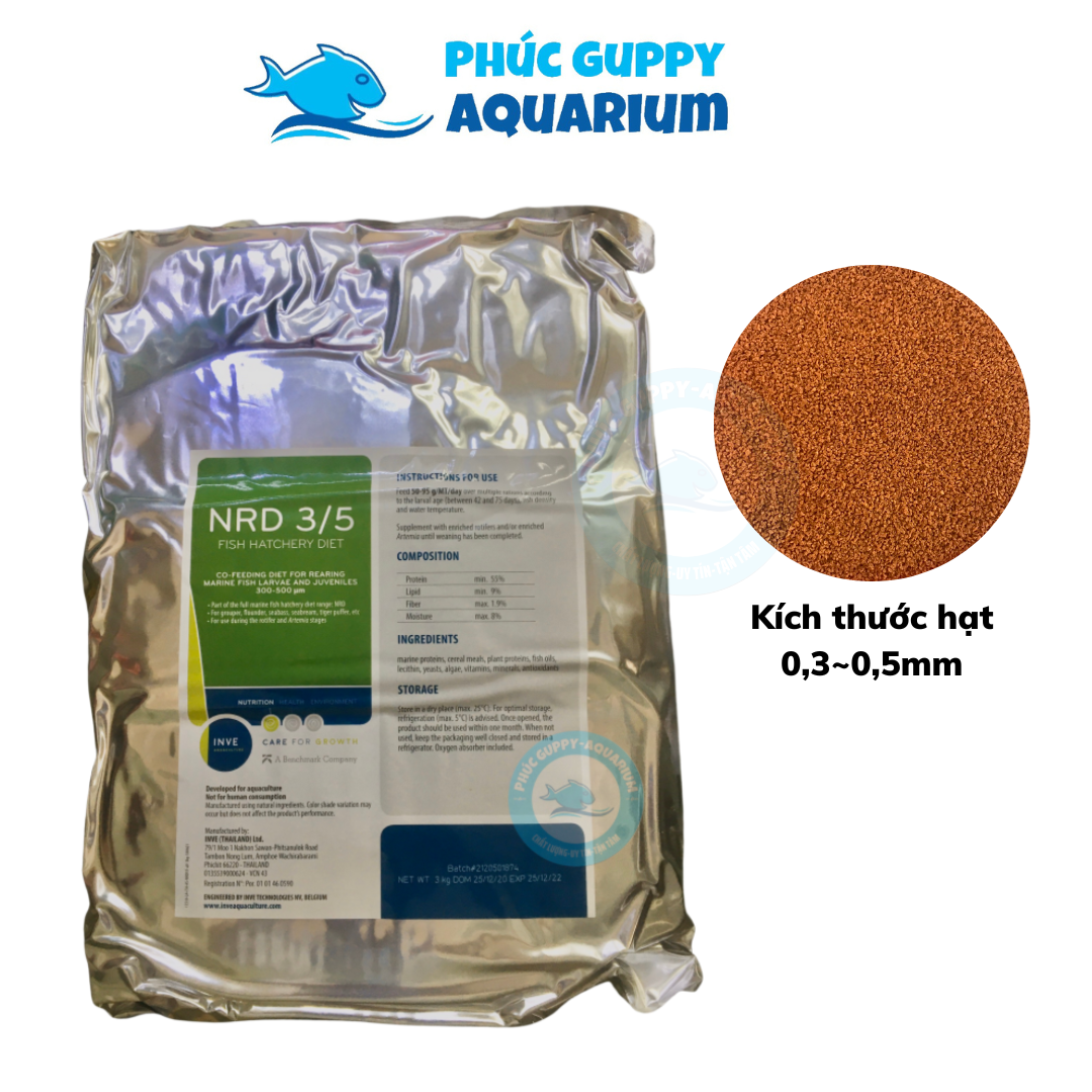 Cám thái inve nrd 3/5 nguyên bao 3kg