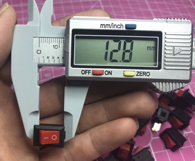 Bộ 10 Công Tắc Bập Bênh 3A 250V Công Tắc ON OFF mini