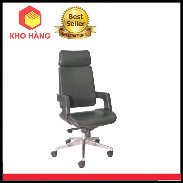 Ghế Trưởng Phòng Cao Cấp, Lưng Cao, Bọc Simili, Chân Nhôm Cao KHCM3317P