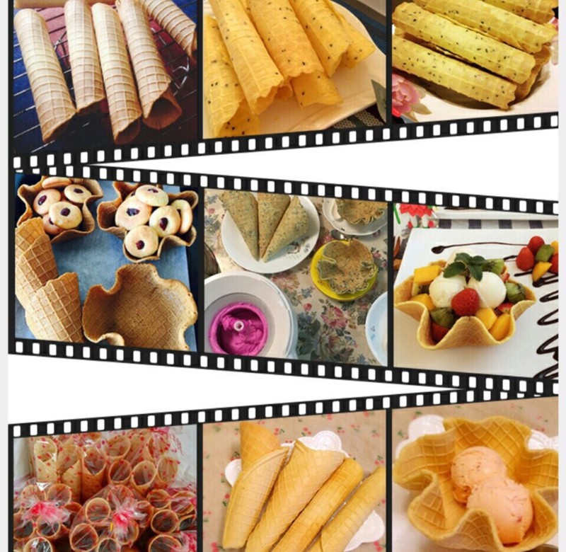 Máy làm vỏ ốc quế