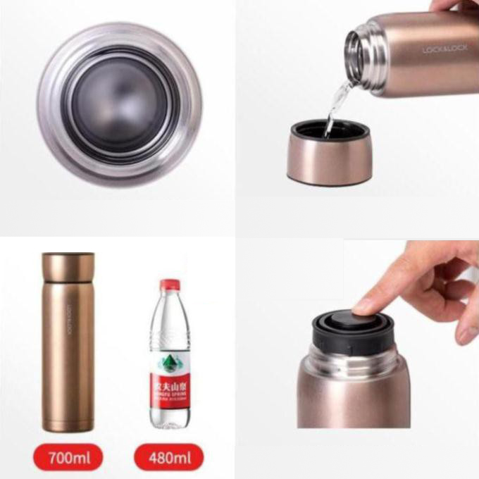 Bình giữ nhiệt LOCK&LOCK 700mL Metal Mortar - LHC1458