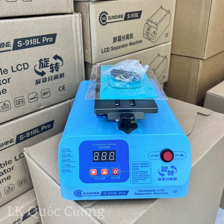 Máy tách kính xoay 360 độ sunshine s-918l pro