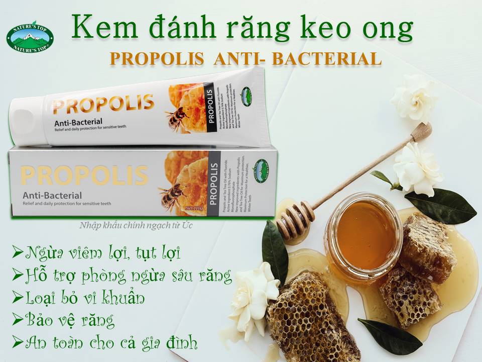 KEM ĐÁNH RĂNG KEO ONG PROPOLIS TOOTHPASTE -110G
