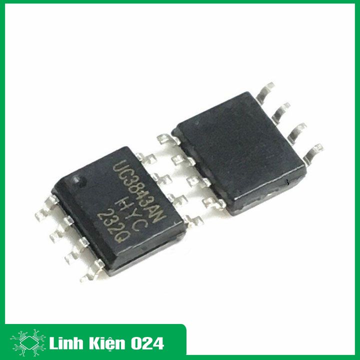 Ic uc3843 dip8 / sop8 điều khiển pwm ở chế độ dòng điện