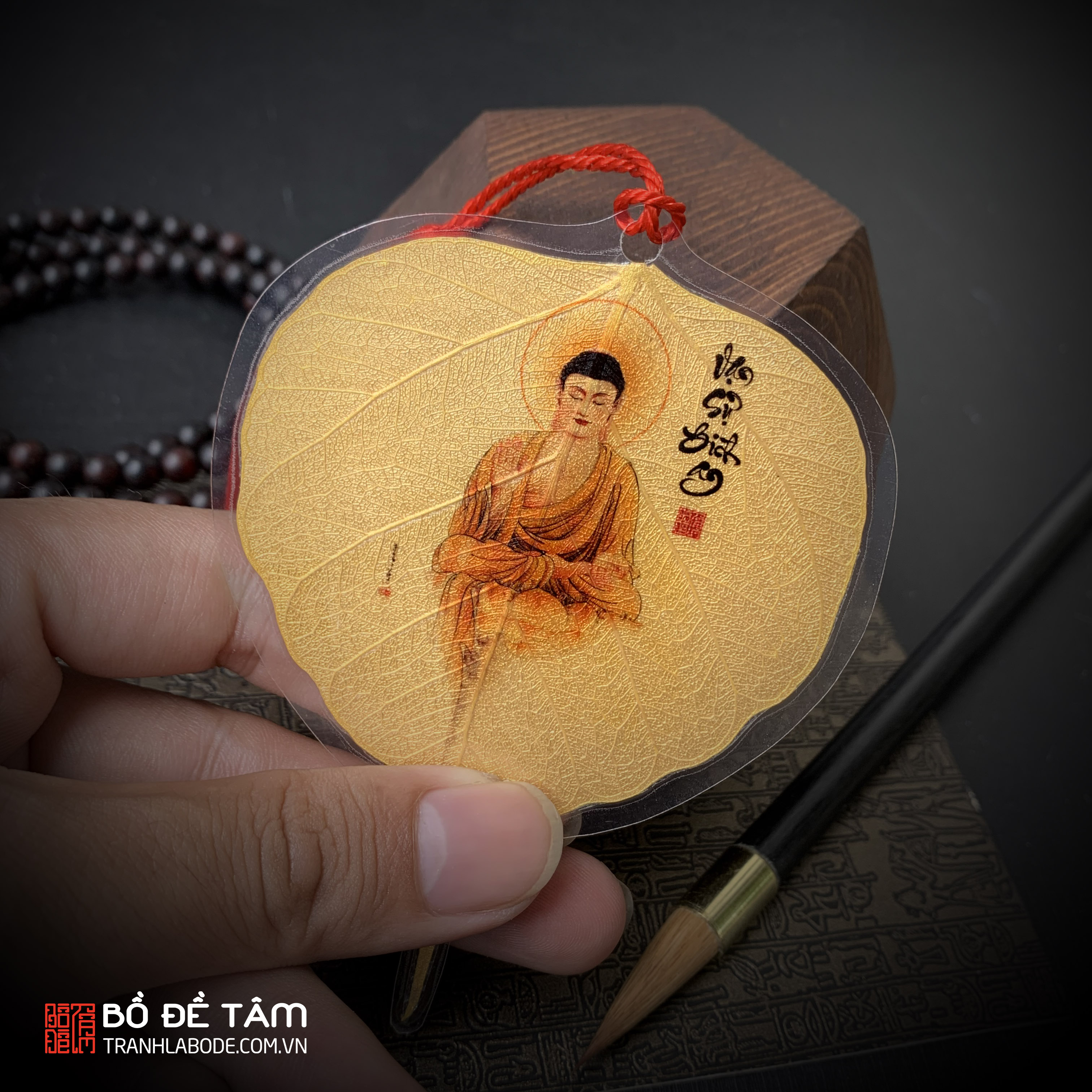 LÁ BỒ ĐỀ IN HÌNH PHẬT SIÊU ĐẸP ( Hàng cao cấp)