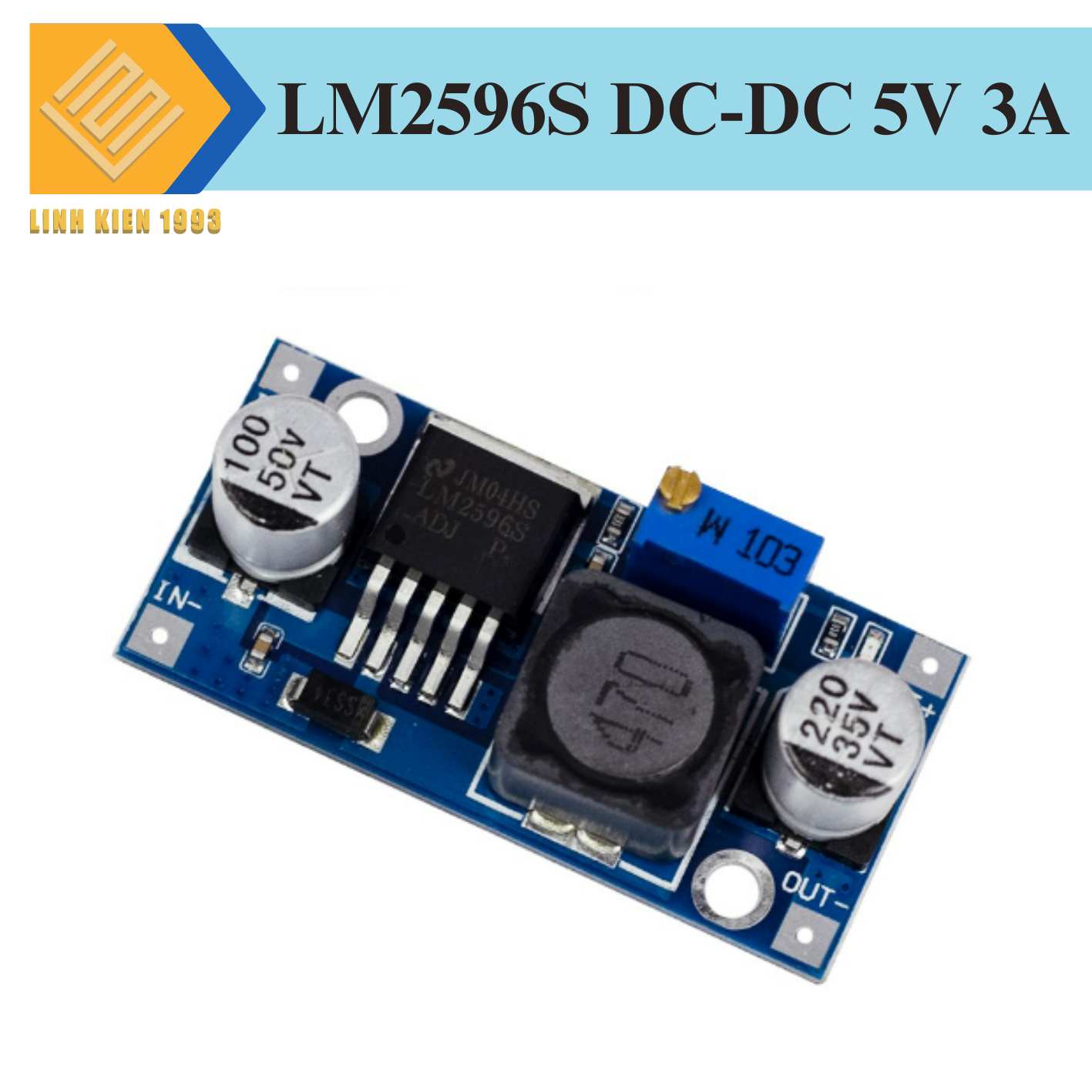 Mạch hạ áp lm2596 3A module giảm áp DC-DC Buck lm2596