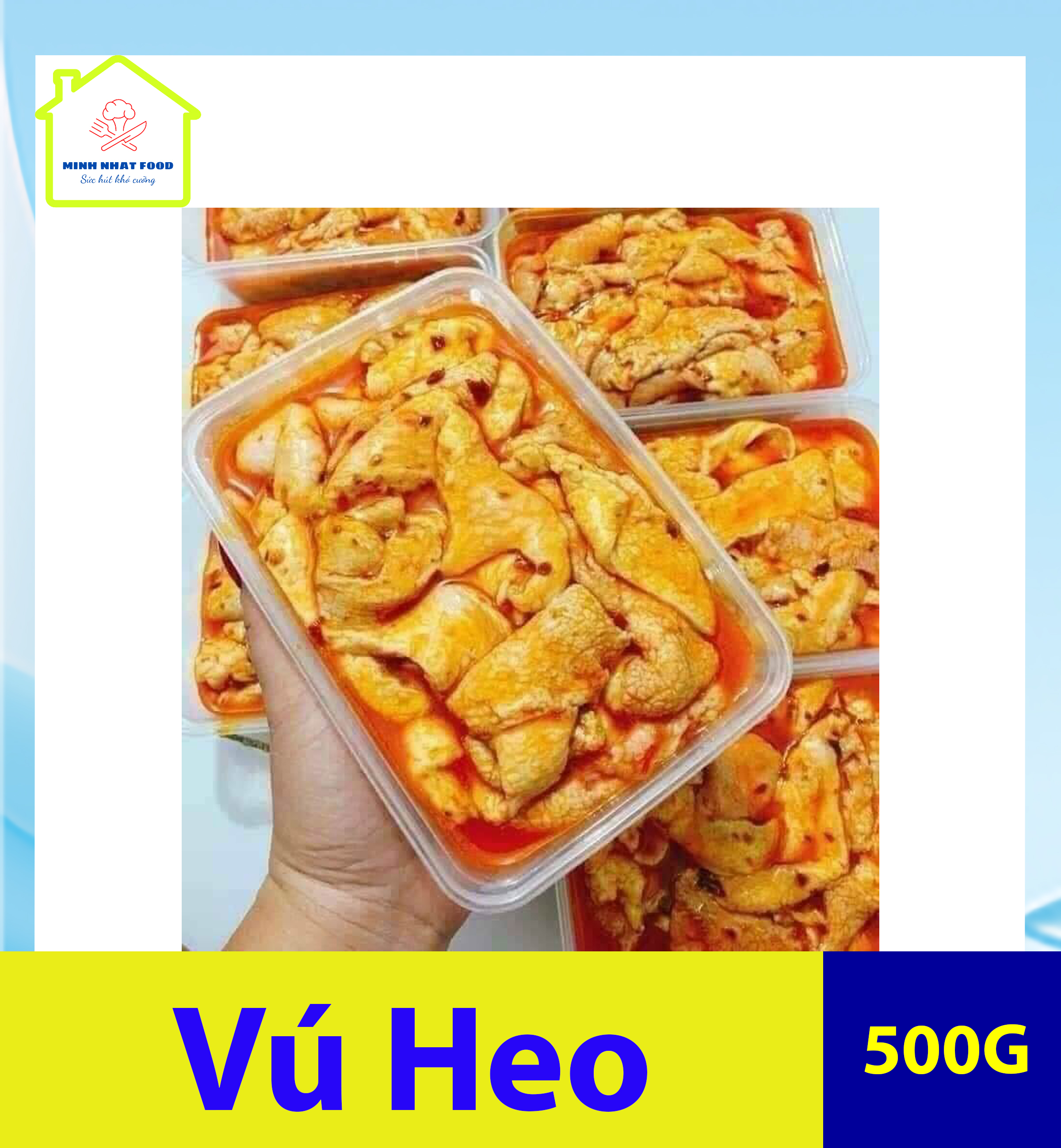 1Kg Vú heo ướp chao vừa ăn, đóng hộp _Cửa Hàng Thực Phẩm Minh Nhật