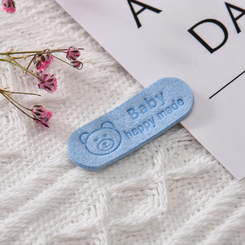 Tag quần áo tag da miếng da handmade phong cách hàn quốc