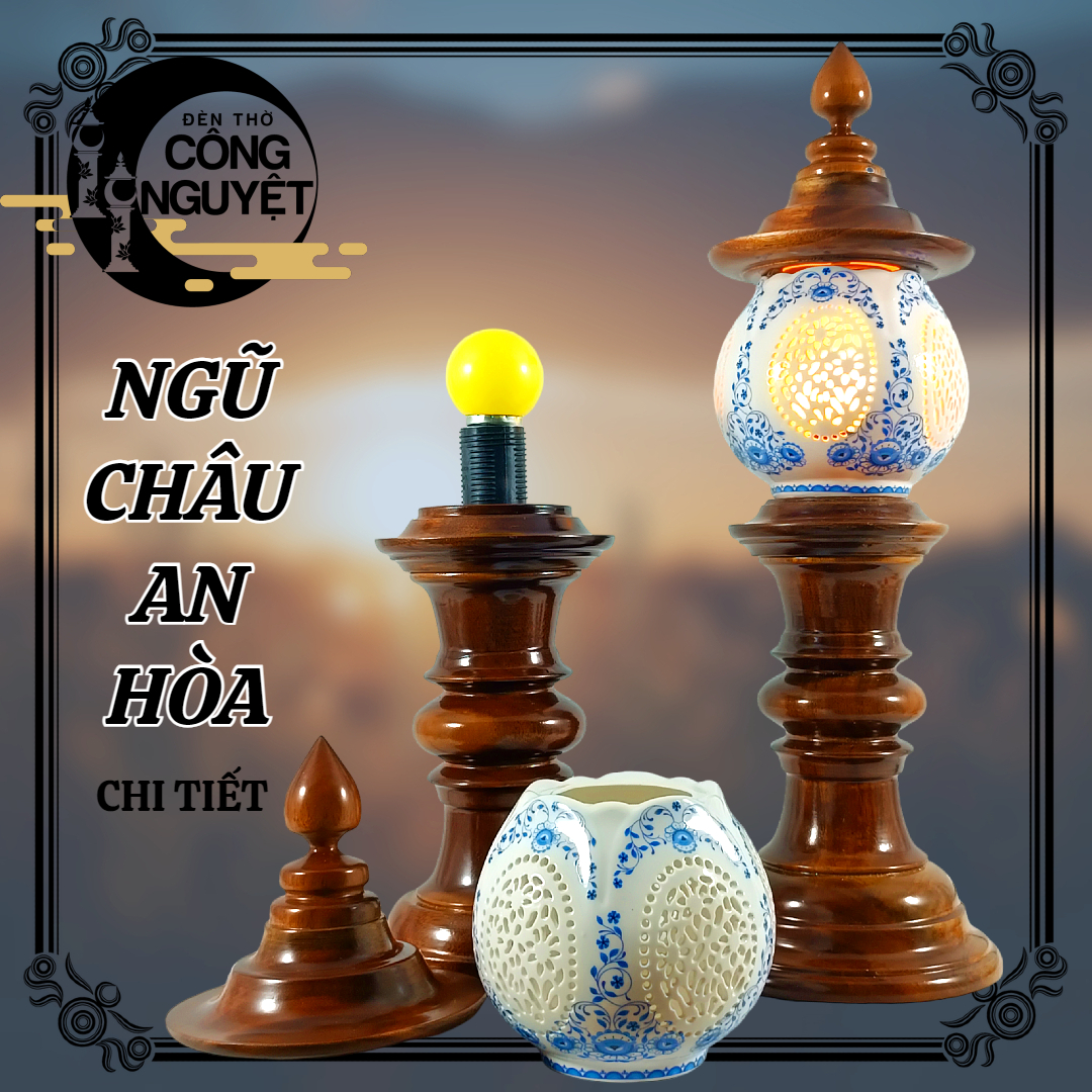 Altar Lamp "Five Continents in Peace"