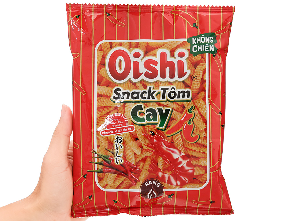 Snack vị tôm cay Oishi gói 32g