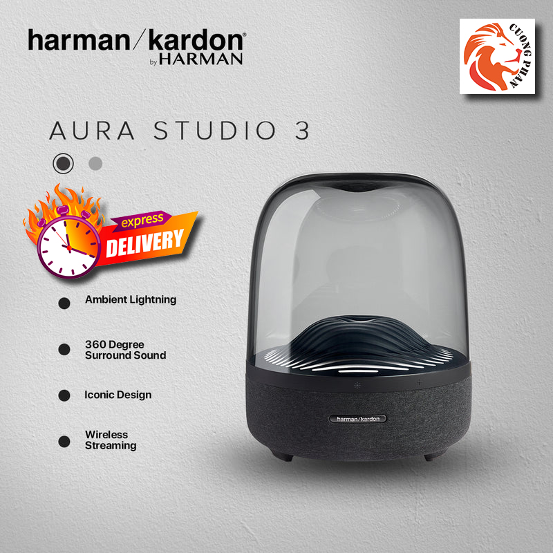 Loa không dây cao cấp Harman Kardon Aura Studio 3 - Sang Trọng và Đẳng Cấp  - Công Suất 130W - Bảo Hành 12 Tháng Toàn Quốc 