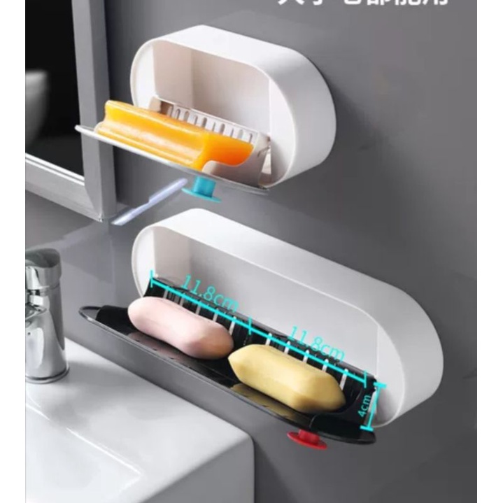 Kệ để xà phòng ECOCO dính tường cao cấp 2119