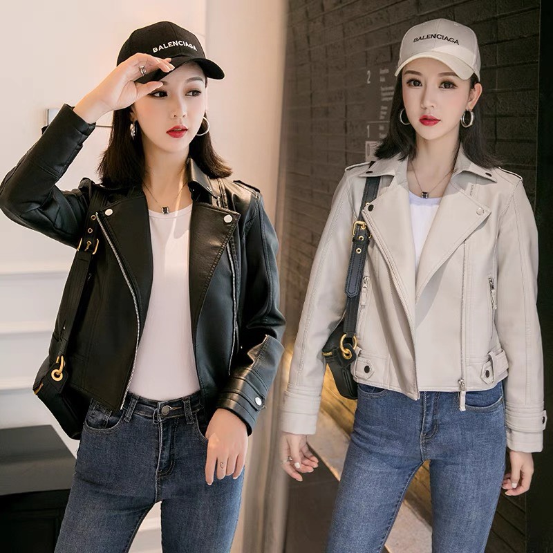 Áo khoác da nữ hàng quảng châu cực đẹp