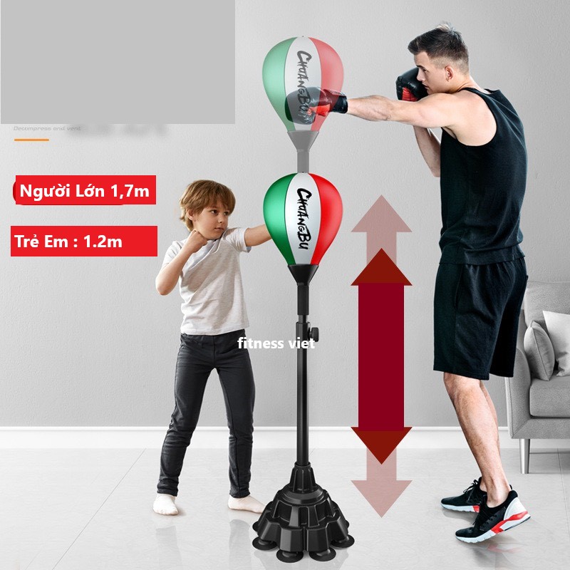 Trụ đấm Boxing pro bóng đặc cao cấp