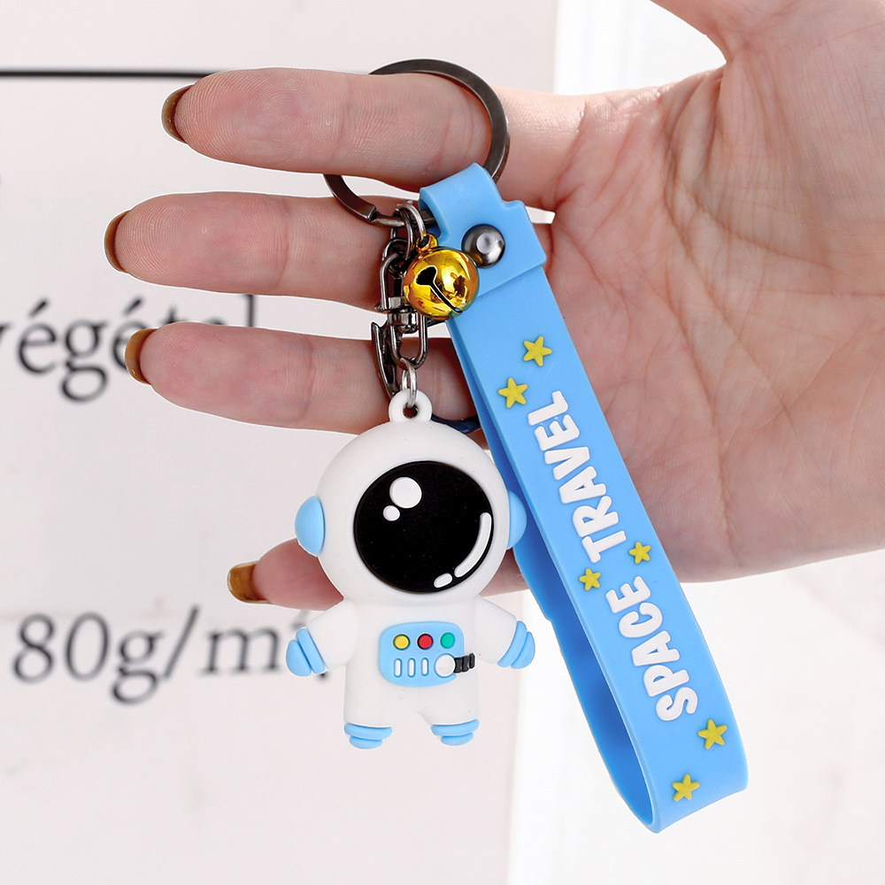 Móc khóa xe máy ô tô balo cute mẫu chú gấu xanh - móc khóa cặp