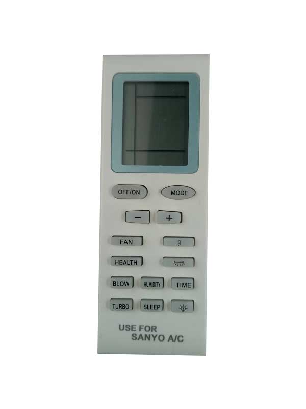 Điều Khiển Remote Máy Lạnh SANYO Mẫu 1 (Trắng Ngắn)