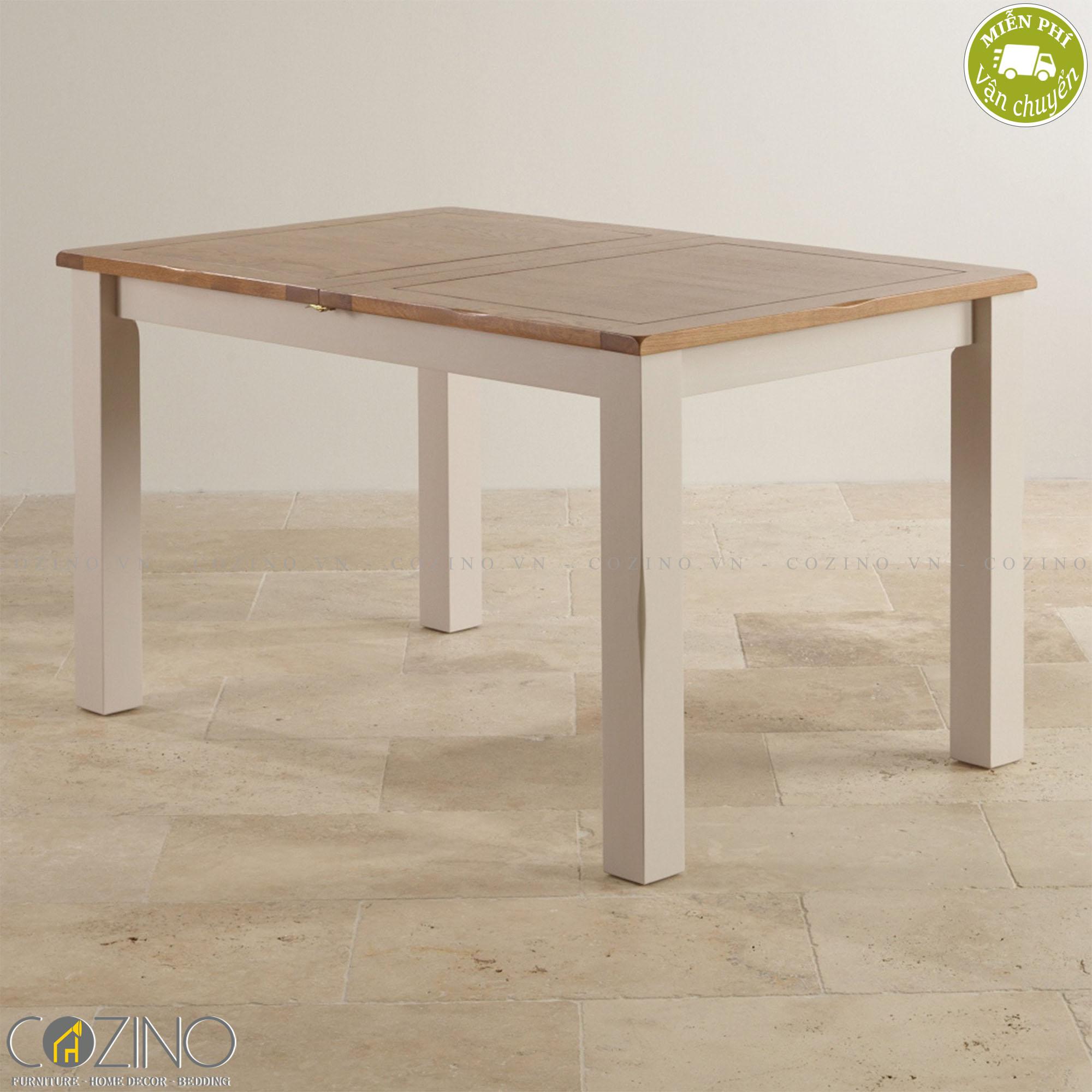 Bàn ăn 4 chỗ Sintra gỗ sồi 1m4 (140x80cm)