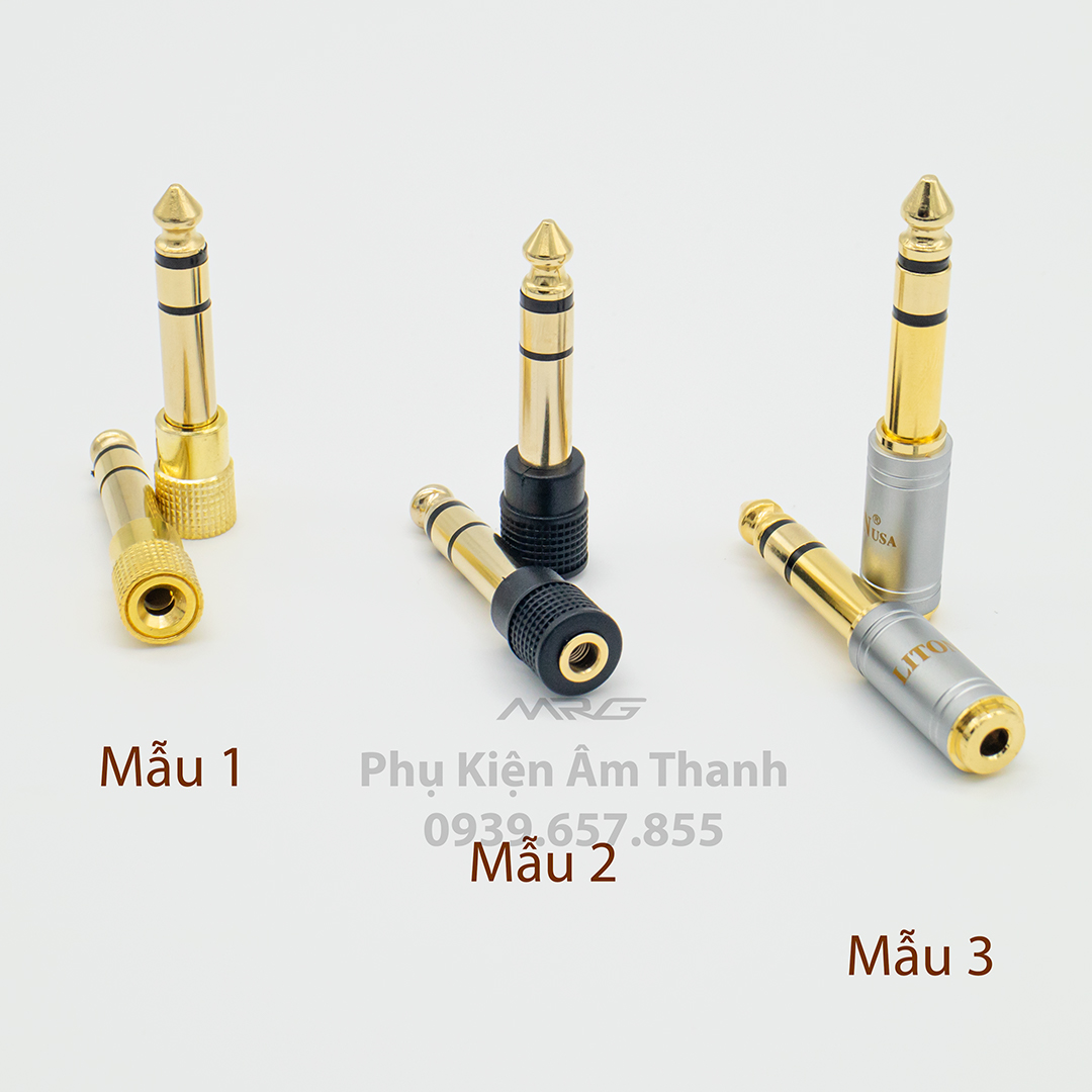 Đầu Chuyển Jack 6 Ly Ra 3.5 (đầu 6 ly ra lổ cắm 3.5) giá 1 chiếc. JC