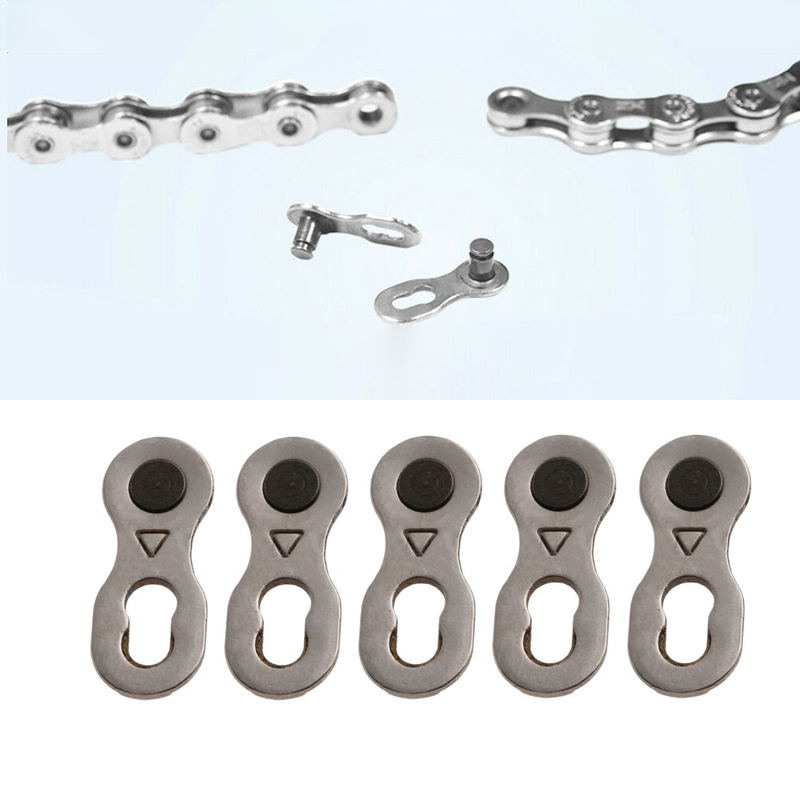 IPTY 2Pcs Portable Bicycle Chain Master Link Joint Connector 6/8/10 Speed Quick Clip