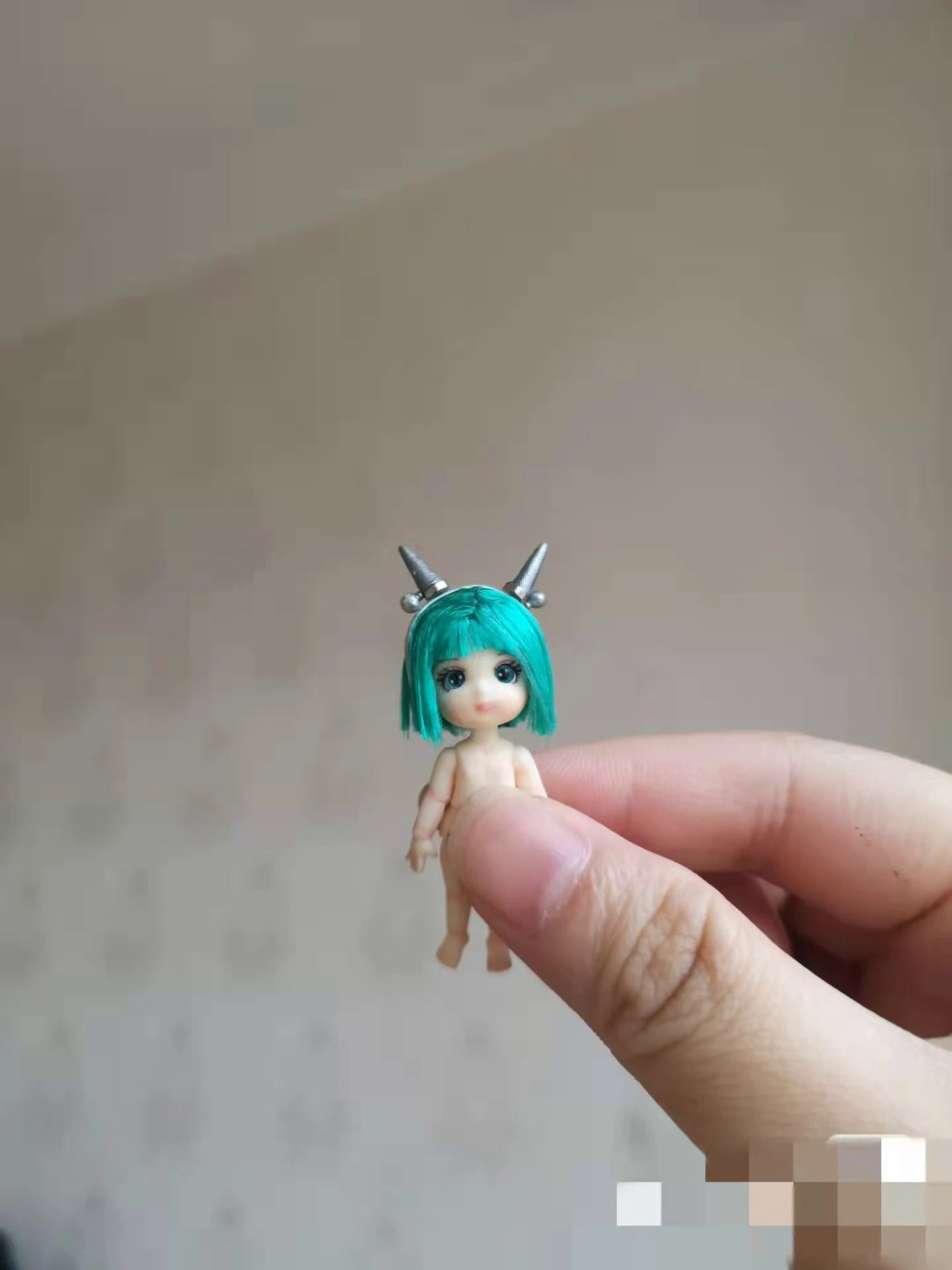 3.5cm 5cm Mini BJD Búp bê tóc giả lail Tóc Giả búp bê phụ kiện tùy chỉnh