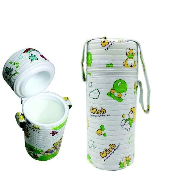 Ủ Bình sữa cổ rộng cổ hẹp ruột nhựa cho bé PIPI 120ml 300ml