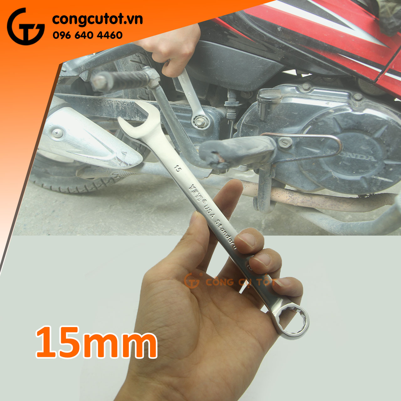 Cờ lê vòng miệng YETI size tùy chọn 6-50mm