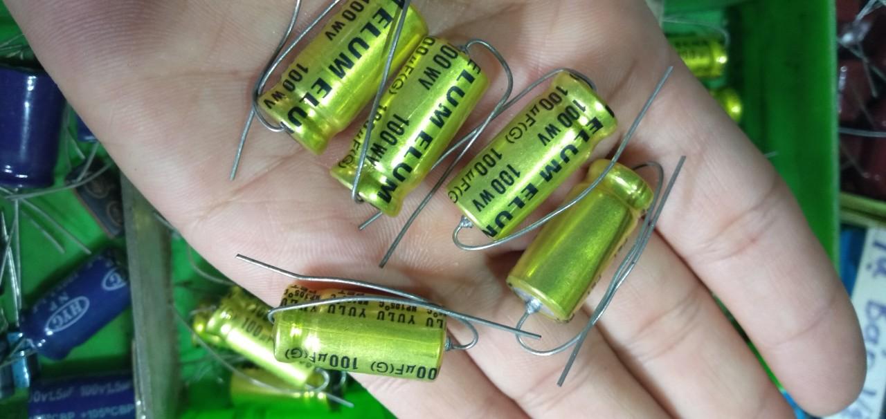 10 Tụ loa 100uf 100v