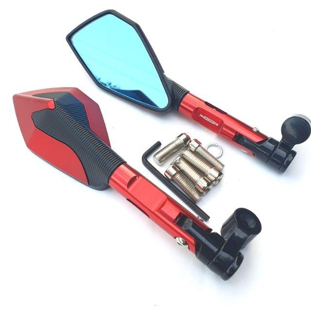 Gương 5 cạnh Rizoma Ninja Nhôm CNC