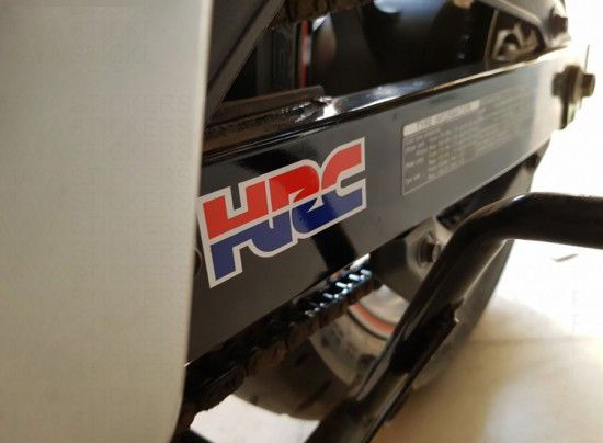 tem con dán xe HRC stickers [6.5*2.3]