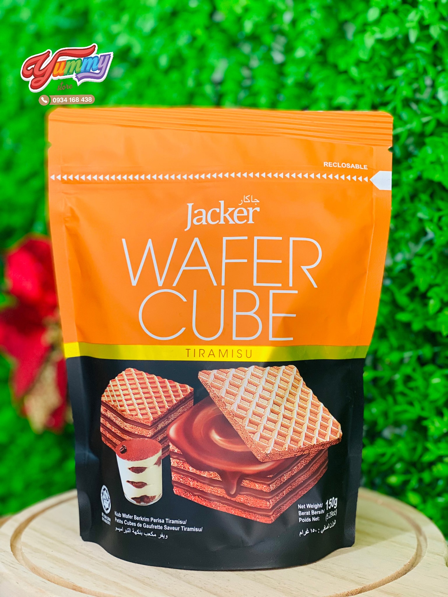 Bánh Xốp Wafer Cube Jacker Gói 150G