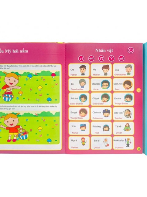 Sách song ngữ Anh Việt cho trẻ em
