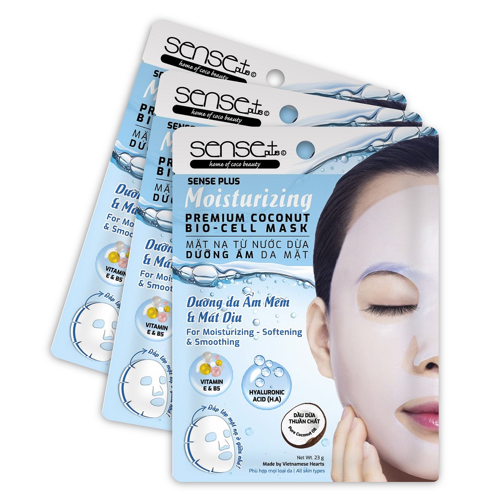 Moisturizing Premium Coconut Bio-Cell Mask Sense Plus