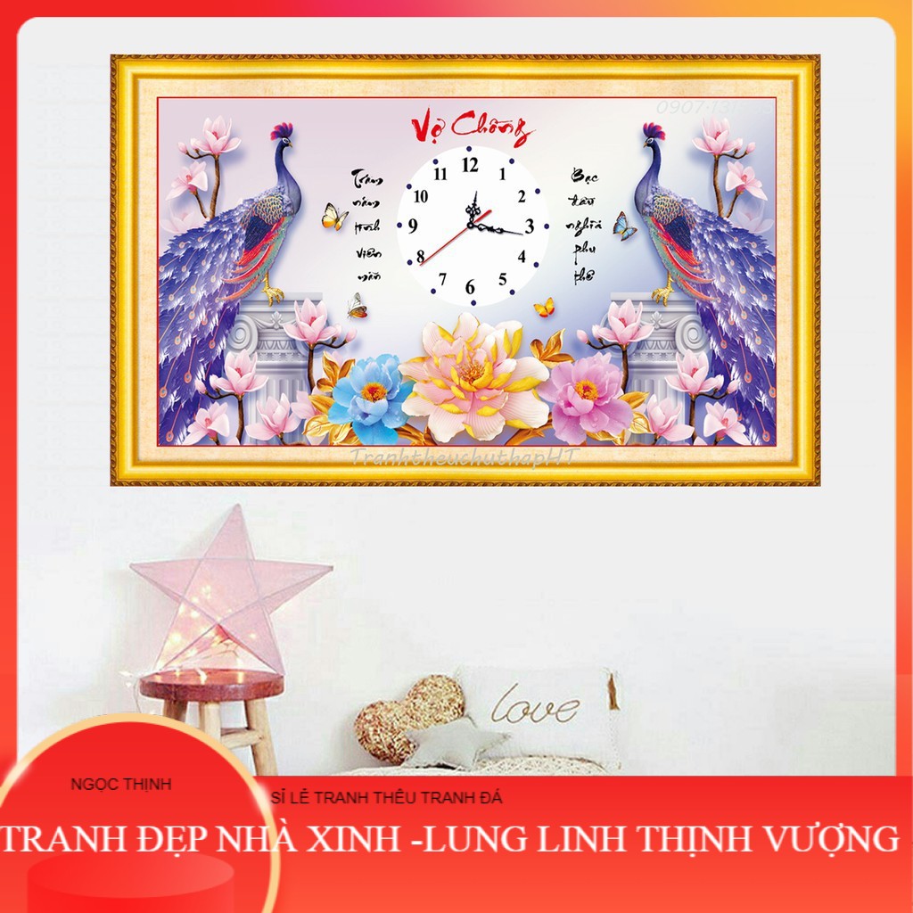 Tranh đính đá vợ chồng VS062