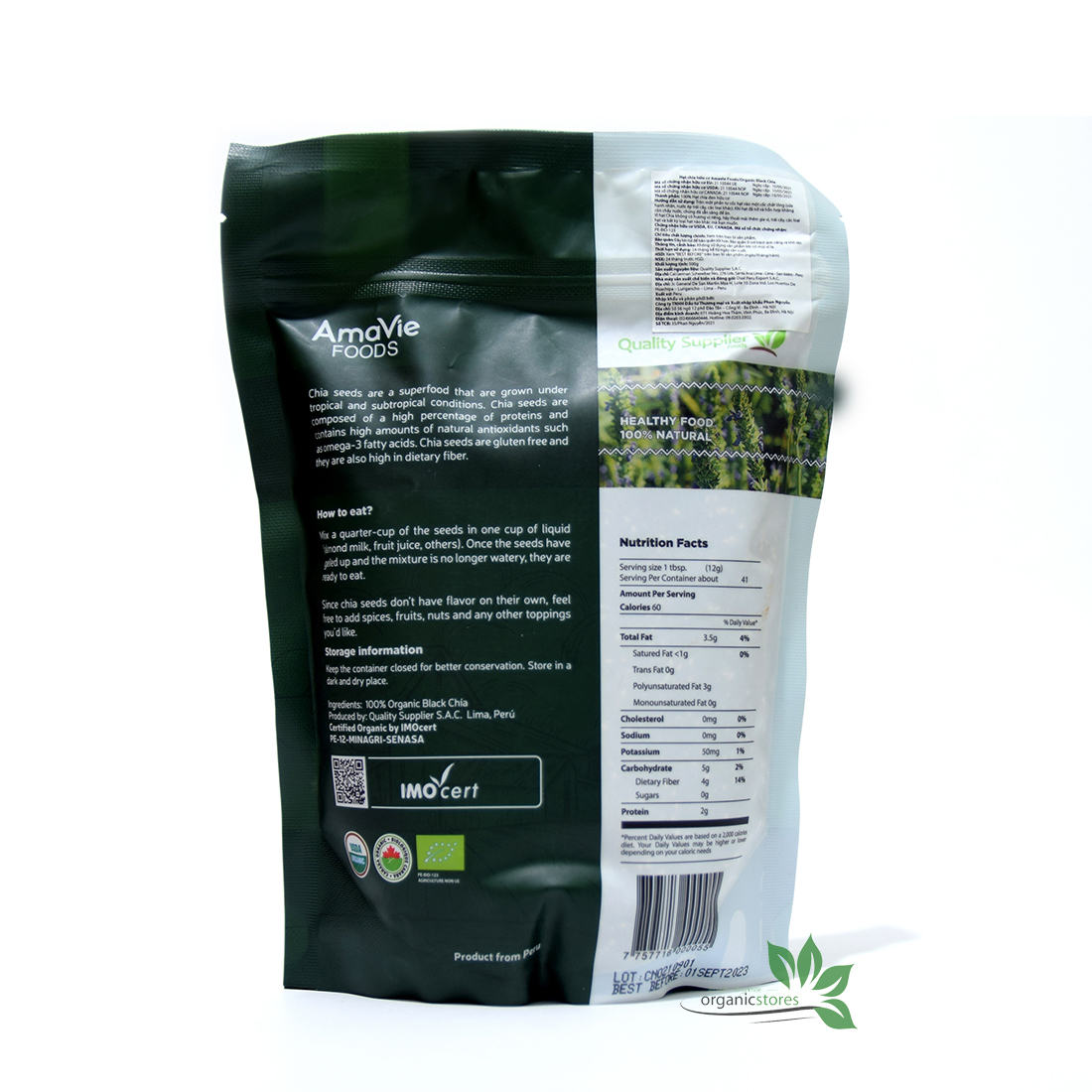 Hạt chia hữu cơ Markal/Davert/Pural