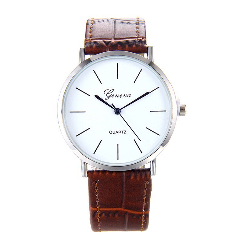 Đồng hồ thời trang nam Geneva dây da cao cấp MS922