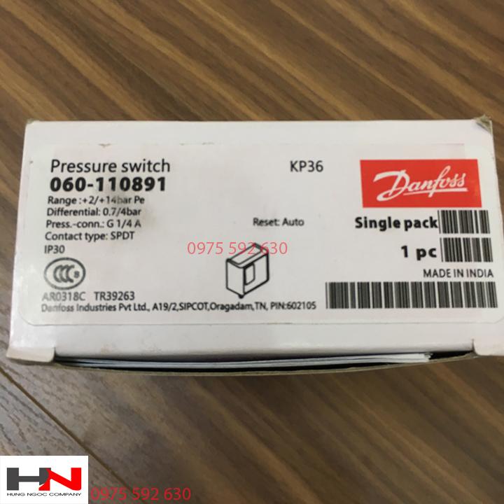 Rơ le áp lực Danfoss KP36