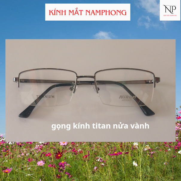 Gọng kính titanium NI KON SẺ CƯỚC