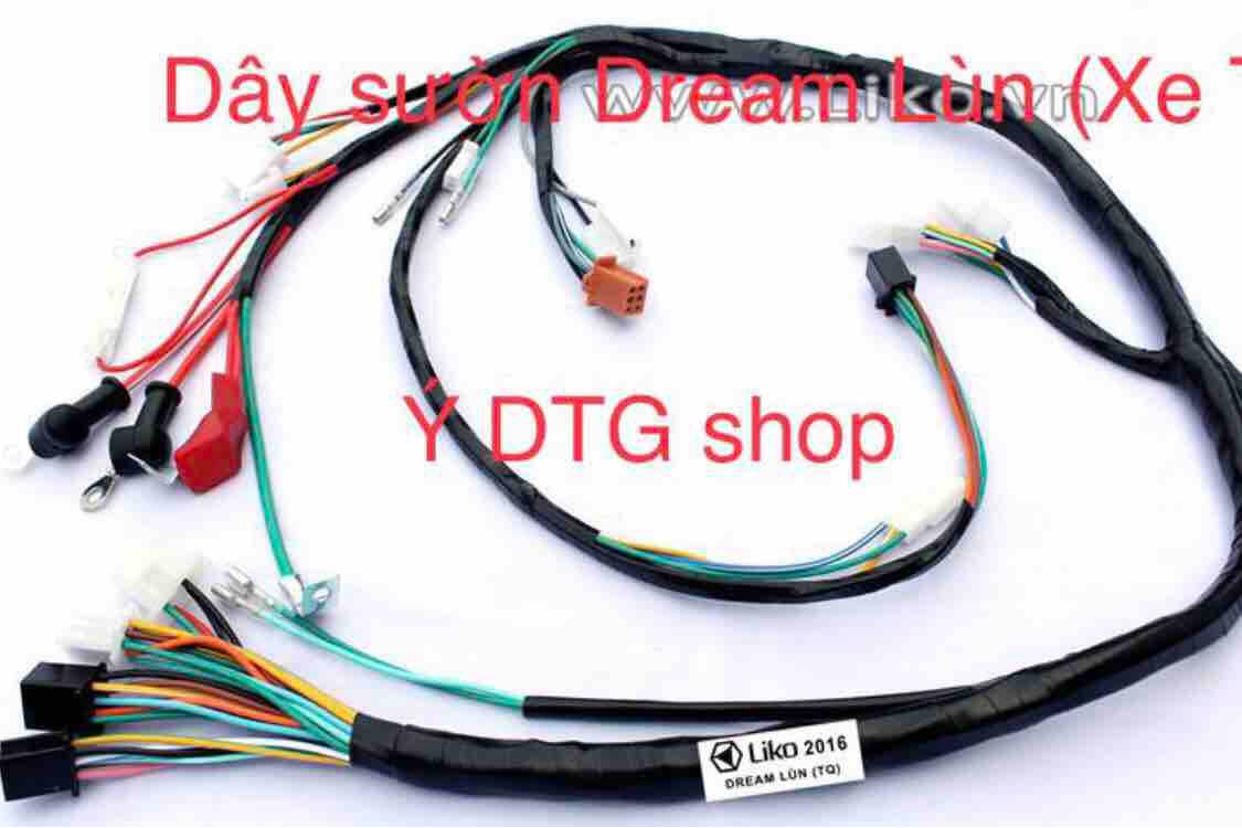 Dây Điện Sườn Xe Dream Lùn